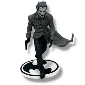 DC Direct Batman Black & White Joker Statue Figurine by Lee Bermejo 2nd Edition